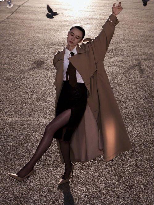 高开叉旗袍丝袜宋佳,时尚与古典的完美融合